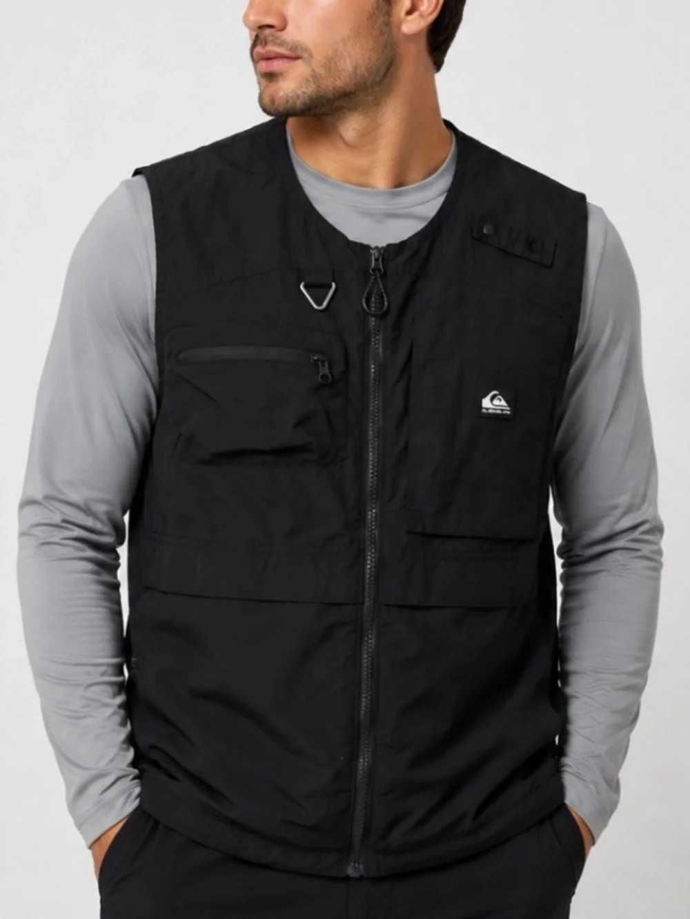 Quiksilver Men’s Black Utility Vest M (New Without Tag)